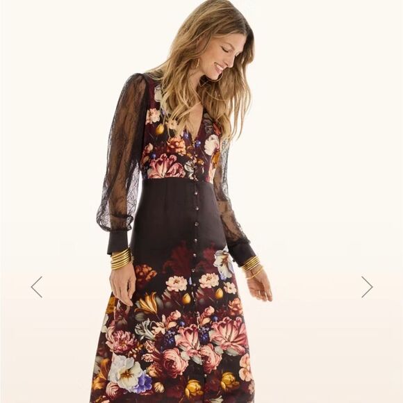 Johnny Was Dresses & Skirts - Johnny Was MICAELA MIDI DRESS - BECKETT BLOOMS S